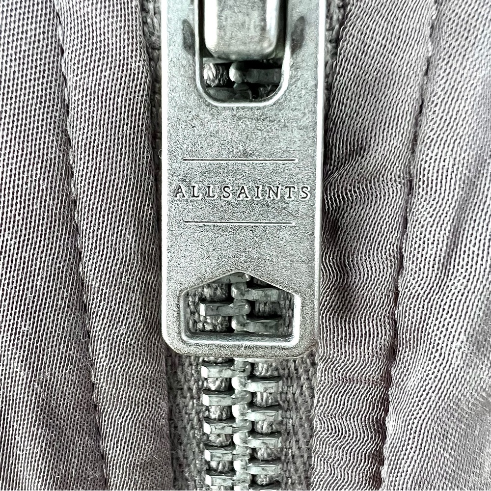 All Saints Bree Lace Bomber Jacket Size Medium - Picture 5 of 16